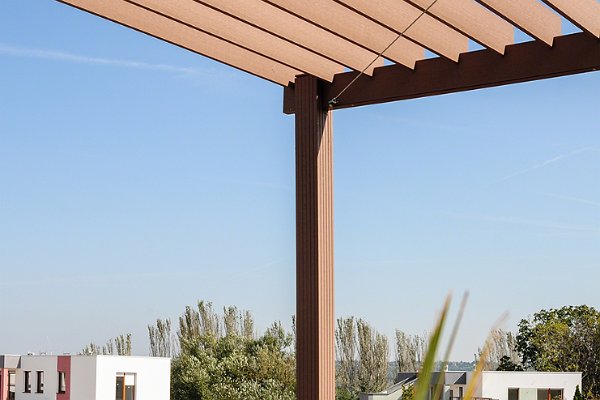 Pergola eines Wochenendhauses